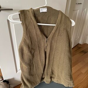Knit Sweater Vest Top